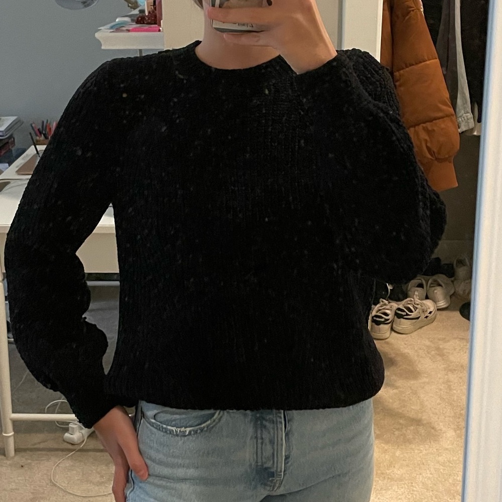 H&M Plain Black Sweater. Warm & Comfy!